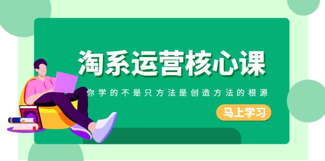 淘系-运营核心课,你学的不是只方法是创造方法的根源(190节课)