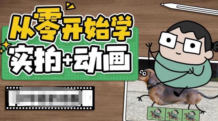 从零开始学实拍加动画,实拍加动画创意教程(49节视频课)