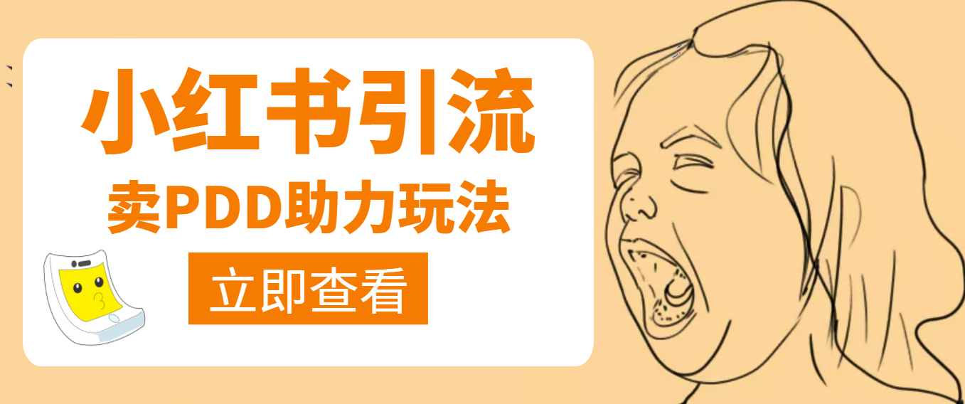 利用小红书卖拼多多助力,日赚100+,顺便还能引个流【视频课程】