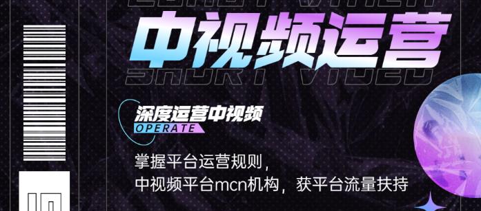0基础5天学会中视频创作,深度运营中视频,掌握平台运营规则(价值599元)