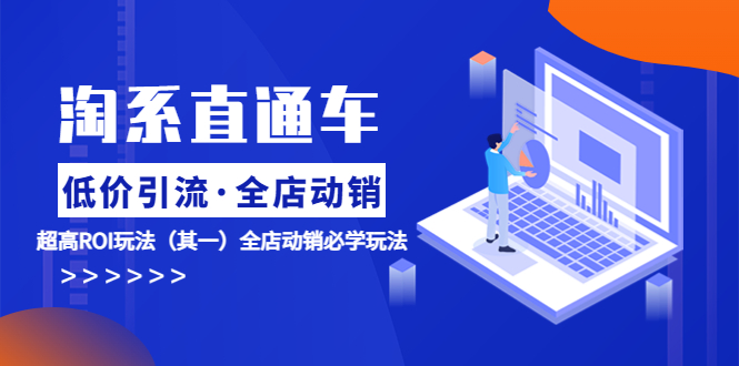 淘系直通车《低价·引流 全店·动销》超高ROI玩法(其一)全店动销必学玩法
